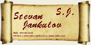 Stevan Jankulov vizit kartica
